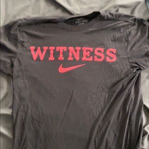 Nike witness  LeBron tshirt